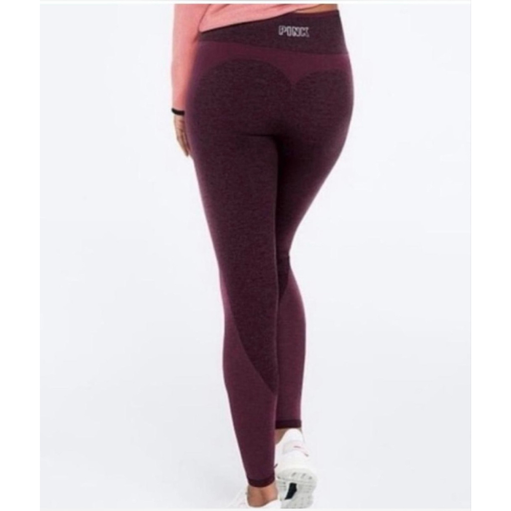 Victoria's Secret PINK Women's Medium Seamless Purple Capri Leggings Tights